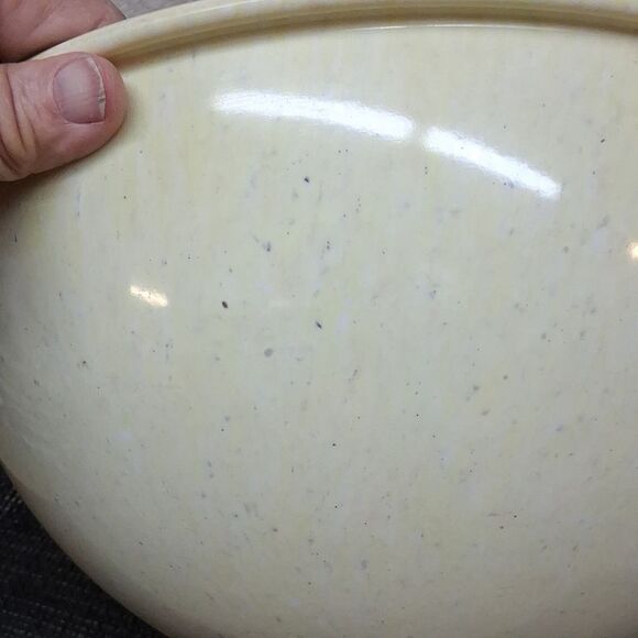 VINTAGE BROOKPARK CONFETTI MELMAC MIXING BOWL- 11.5" - Picture 5 of 6